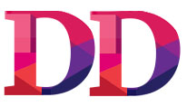 multi-color D.D. logo